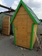 №10 Туалет дачный Домиком, размер 1,2х1.5м